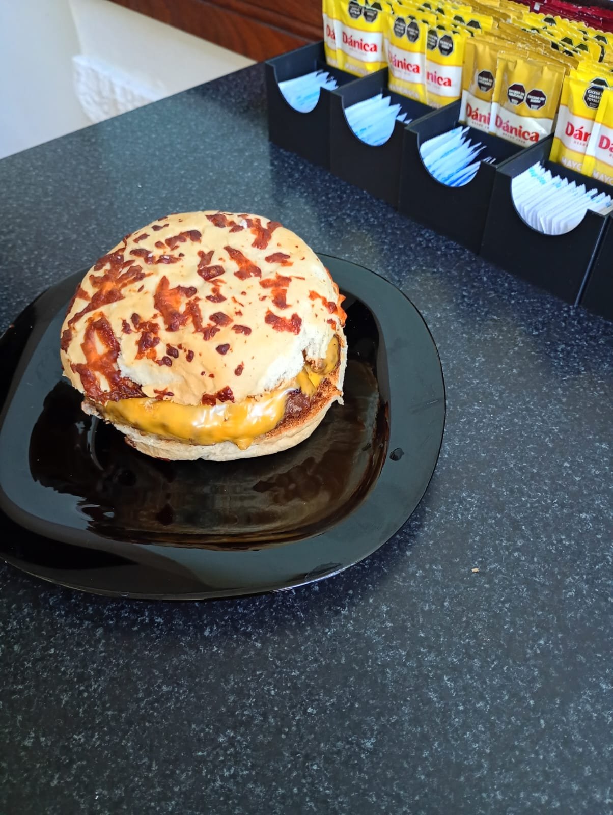 Hamburguesa con cheddar